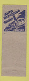 Matchbook Cover - CM Crall's Garage Rockville PA pinup