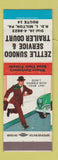 Matchbook Cover - Zettle Sunoco oil gas Trailer Court Milton PA
