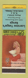Matchbook Cover - Lawrence Tanger's Garage Carlisle PA pinup