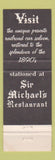 Matchbook Cover - The Scarlet Lady Los Angeles CA train