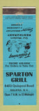 Matchbook Cover - Sparton Grill Halifax NS WEAR