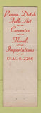 Matchbook Cover - Pennypacker's Store Lititz PA