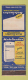 Matchbook Cover - Kelvinator Refrigerator  Freezer WEAR