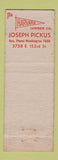 Matchbook Cover - Insulite Insulation Minneapolis MN