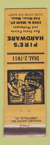 Matchbook Cover - Pire's Hardware Fall River MA