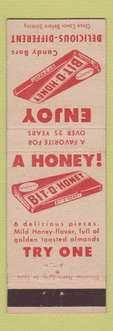 Matchbook Cover - Bit O Honey Candy Bar