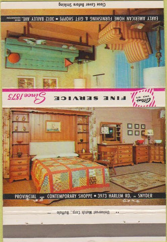Matchbook Cover - Allen's Furniture Buffalo NY 40 Strike