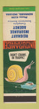 Matchbook Cover - Reichart Insurance Agency Kennard IN low phone #
