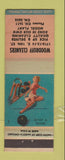 Matchbook Cover - Woodruff Cleaners pinup WEAR