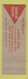 Matchbook Cover - Sportsman's Park Horse Harness Racing Chicago IL Cicero