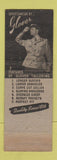 Matchbook Cover - Glover Men's Clothes Chicago IL WEAR