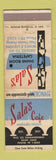 Matchbook Cover - Sala's Restaurant St Louis MO