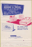 Matchbook Cover - Canal Furniture Providence RI 40 Strike