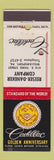 Matchbook Cover - Reeser Daneker Cadillac Williamsport PA
