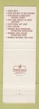 Matchbook Cover - Polar Caves Plymouth NH