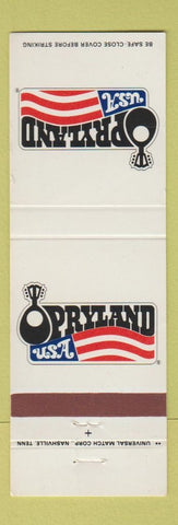 Matchbook Cover - Opyrland USA Nashville TN