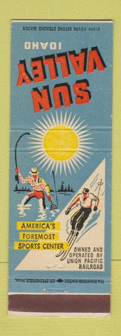 Matchbook Cover - Sun Valley ID Union Pacific Railroad