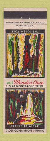 Matchbook Cover - Wonder Cave Monteagle TN