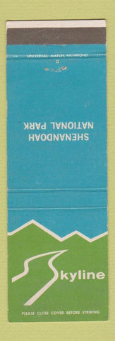Matchbook Cover - Skyline Shenandoah National Park VA