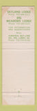 Matchbook Cover - Skyline Shenandoah National Park VA