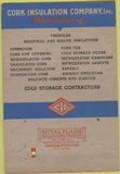 Matchbook Cover - Cork Insulation Co New York NY 40 Strike