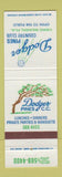 Matchbook Cover - Dodgers Pines Country Club Vero Beach FL baseball