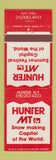 Matchbook Cover - Hunter Mountain Skiing Hunter NY