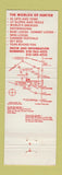 Matchbook Cover - Hunter Mountain Skiing Hunter NY