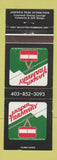 Matchbook Cover - Jasper Tramway AB