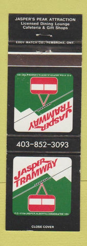 Matchbook Cover - Jasper Tramway AB
