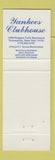 Matchbook Cover - New York Yankees Baseball clubhouse Tonawanda NY