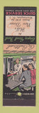Matchbook Cover - Hill's New Diner Washington NJ