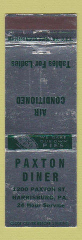 Matchbook Cover - Paxton Diner Harrisburg PA WEAR