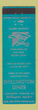 Matchbook Cover - Shillington Diner PA