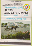 Matchbook Cover - Plain Fancy Farm Restaurant Bird In Hand PA 40 Strike