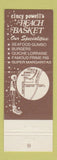 Matchbook Cover - Cincy Powell's Peach Basket Restaurant TX Basketball
