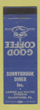 Matchbook Cover - Sunnybrook Diner Allentown PA
