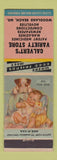 Matchbook Cover - Calvert's Variety Store Woodland Beach MD