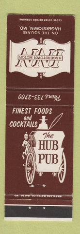 Matchbook Cover - Hagerstown Motor Inn MD
