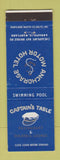 Matchbook Cover - Captain's Table Restaurant Anchorage Motor Hotel Annapolis MD