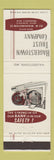 Matchbook Cover - Hagerstown Trust Company MD