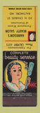 Matchbook Cover - Harrison's Beauty Salon Baltimore MD girlie