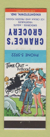 Matchbook Cover - Chance's Grocery Knightstown IN hillbilly