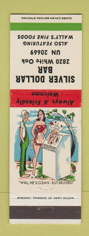 Matchbook Cover - Silver Dollar Bar hillbilly WEAR