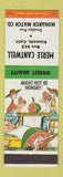 Matchbook Cover - Merle Cantwell Monarch Match Klamath CA hillbilly