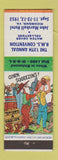 Matchbook Cover - RMS Convention 1953 Richmond VA hillbilly