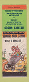 Matchbook Cover - Reish's Shoes Marshall MI hillbilly