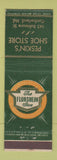 Matchbook Cover - Florsheim Shoes Cumberland MD Peskin's feature