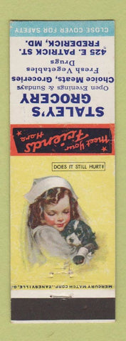 Matchbook Cover - Staley's Grocery Frederick MD