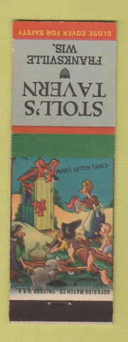 Matchbook Cover - Stoll's Tavern Franksville WI hillbilly